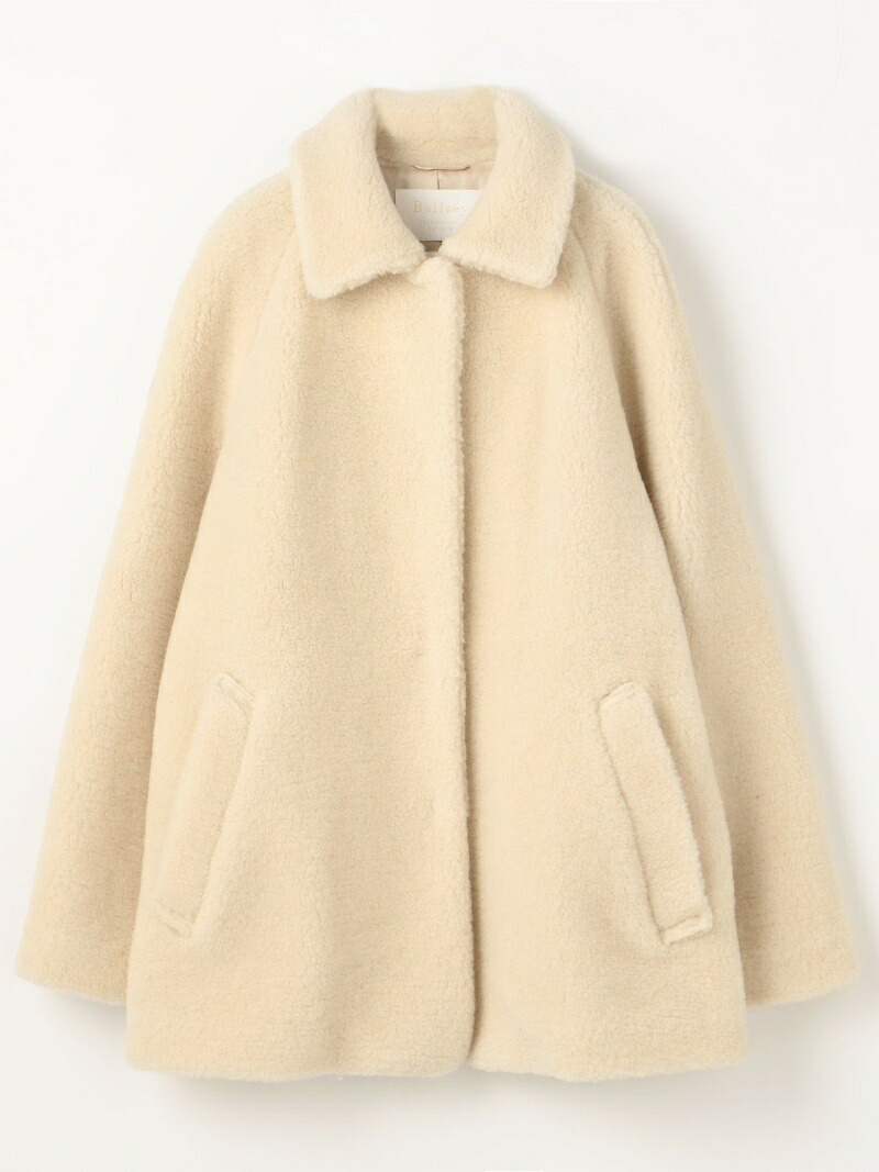 楽天市場】【SALE／30%OFF】ウールボア ステンカラーコート Ballsey