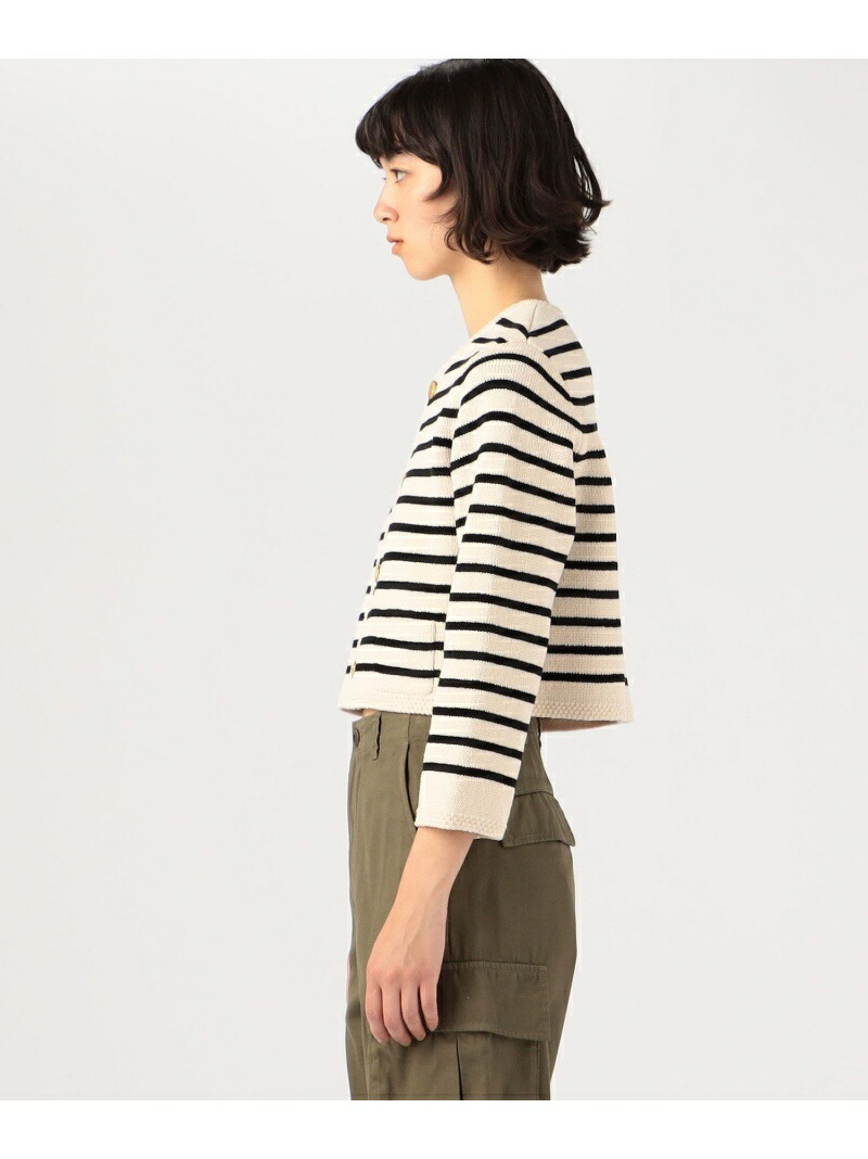 楽天市場】【SALE／40%OFF】ハーフミラノリブ クロップドカーディガン