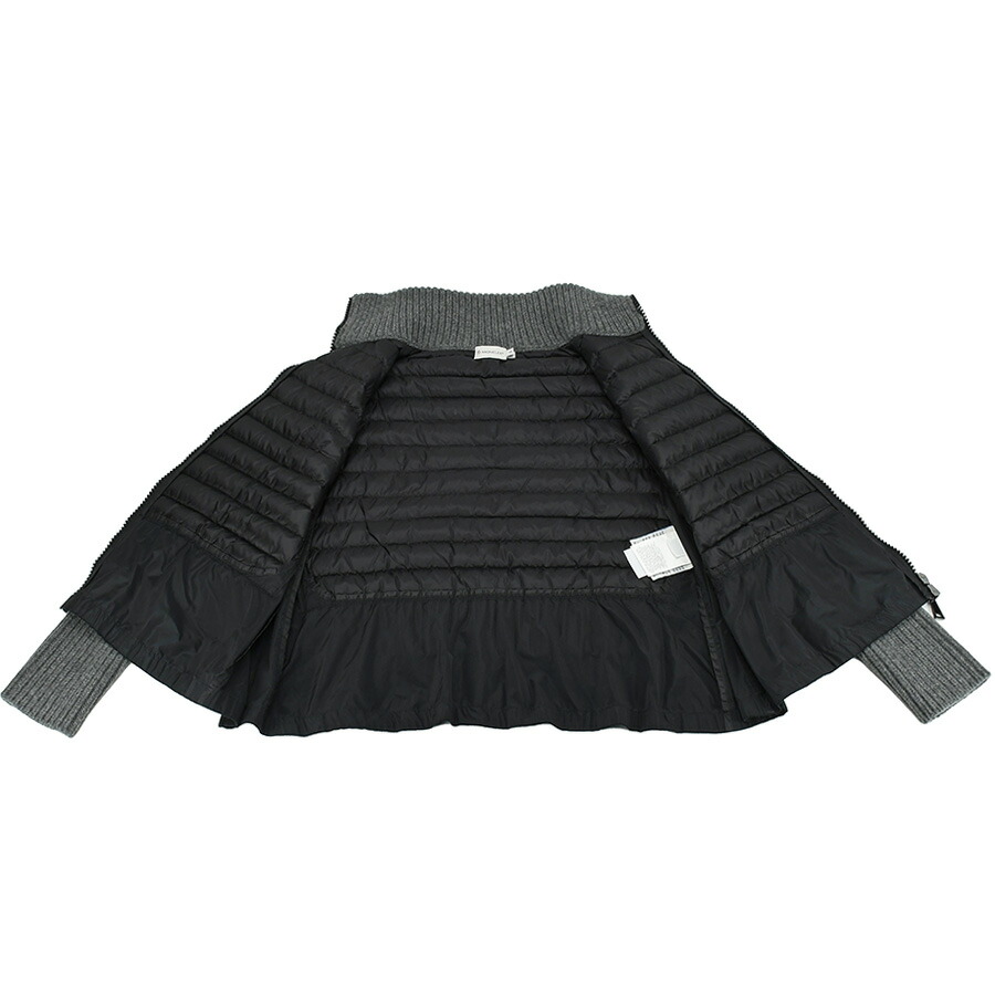 楽天市場】モンクレール MONCLER ダウンジャケット ニット切替 フリル