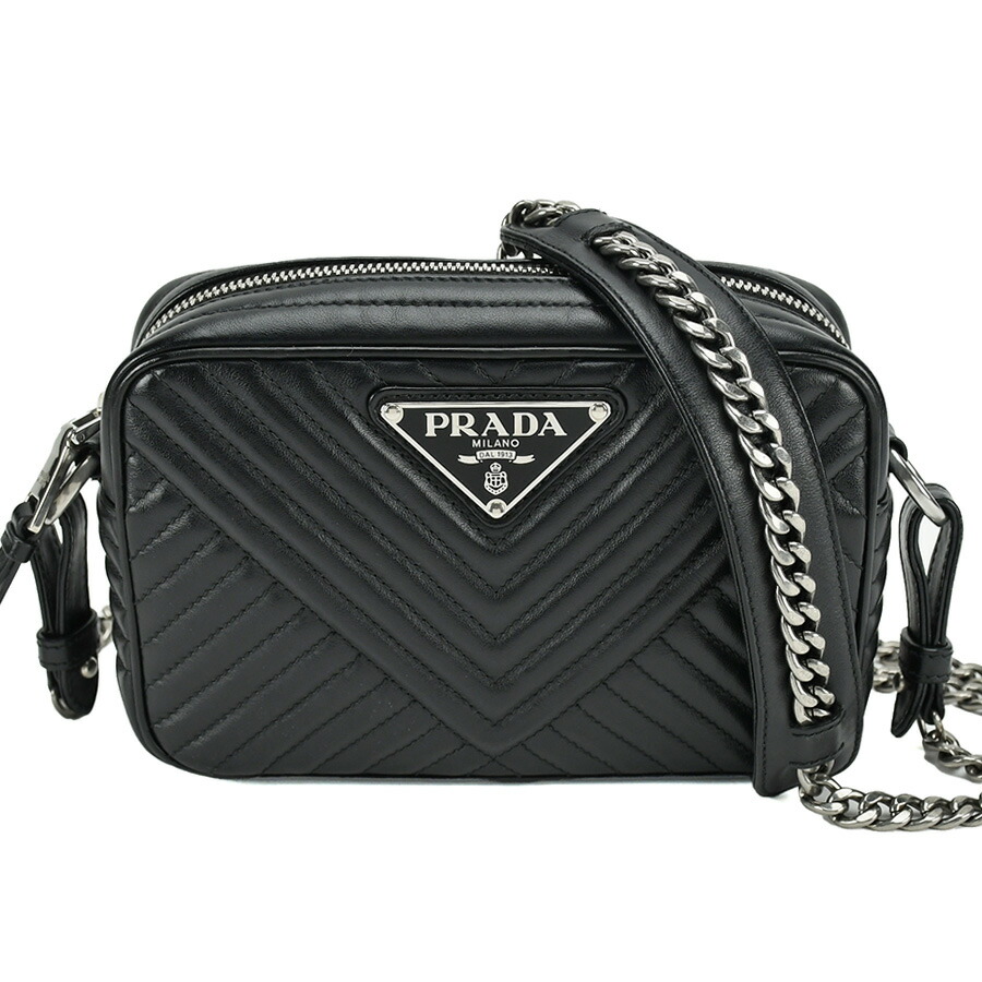 楽天市場】プラダ PRADA チェーン ショルダーバッグ キルティング V