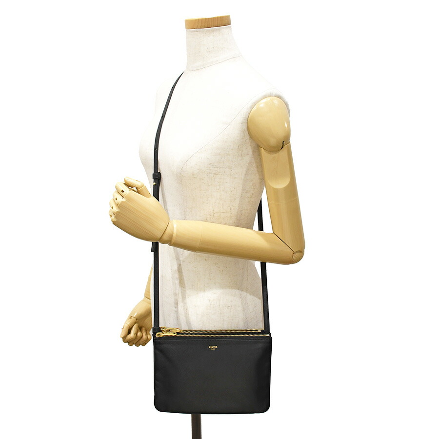 楽天市場】セリーヌ CELINE トリオ スモール TRIO ショルダーバッグ