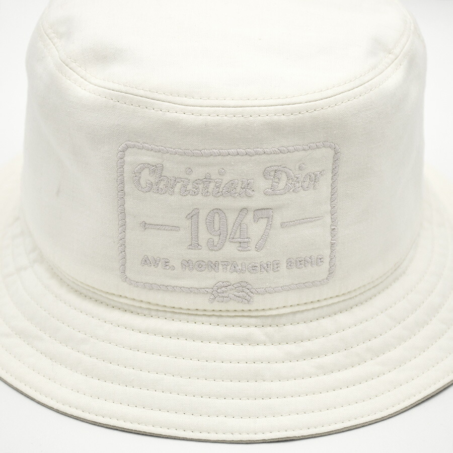 楽天市場】ディオール Dior バケットハット 帽子 ハット ホワイト 白