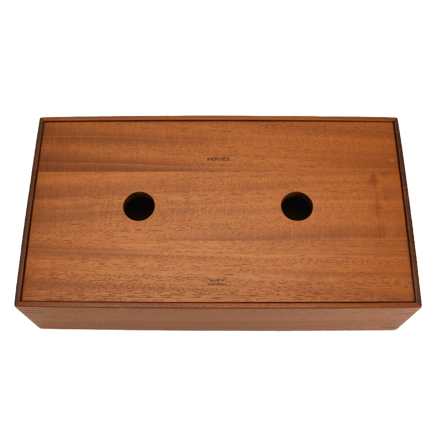 楽天市場】エルメス HERMES ウッド ティッシュケース ボックス