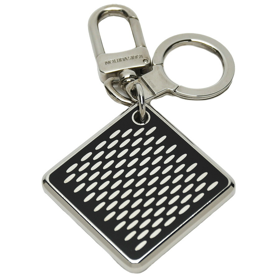 ルイヴィトンキーリングチャーム グレーシ ルバー LVモノグラム ルイ