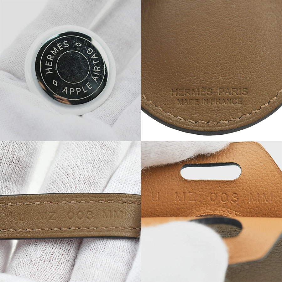 楽天市場】エルメス HERMES AirTag エアタグ バッグチャーム レザー