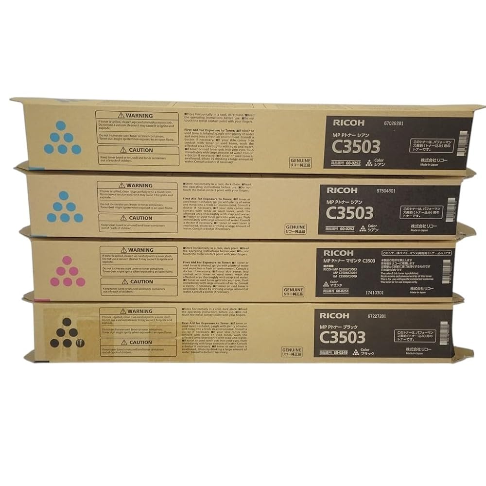 楽天市場】ricoh c3503 トナー 4色セットの通販