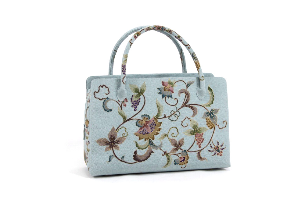 楽天市場】岡重謹製 利休バッグ お茶席バッグ 正絹友禅バッグ 女性用