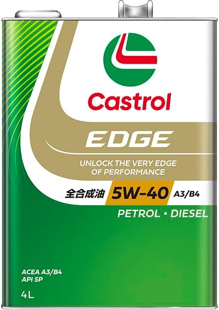 楽天市場】Castrol(カストロール) エンジンオイル EDGE 5W-40 API SP