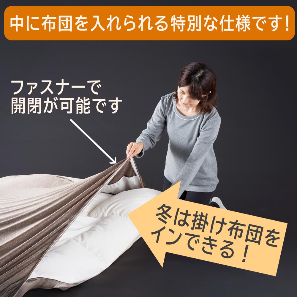 楽天市場】CRESCALORE オールインワン毛布 （一枚で毛布、布団カバー