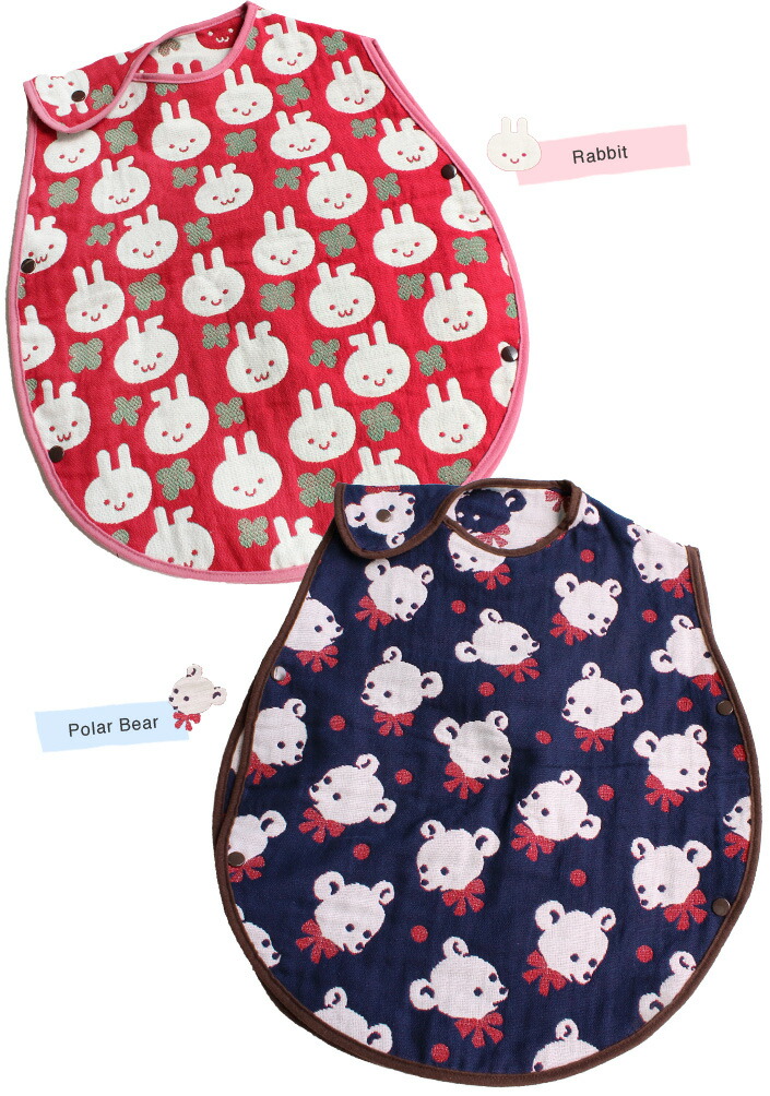 楽天市場】○ ＜名入れ刺繍＞日本製 5重ガーゼ ベビー スリーパー