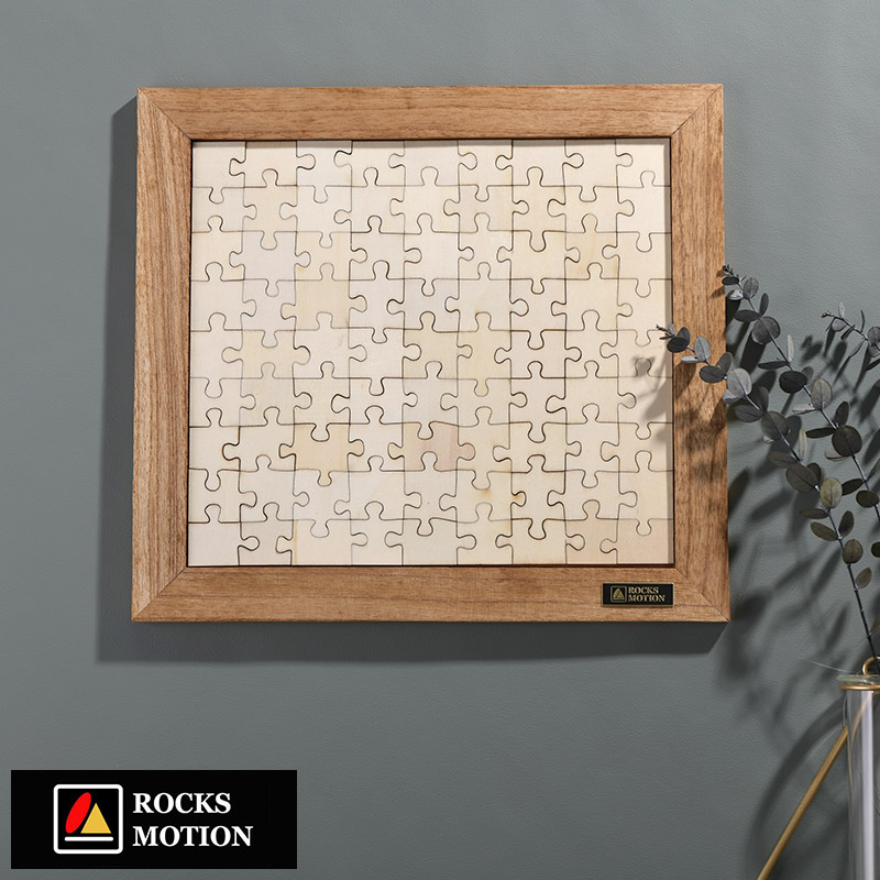 楽天市場】Rocks Motion 木製ジグソーパズル 大人 おしゃれ 同色 無地