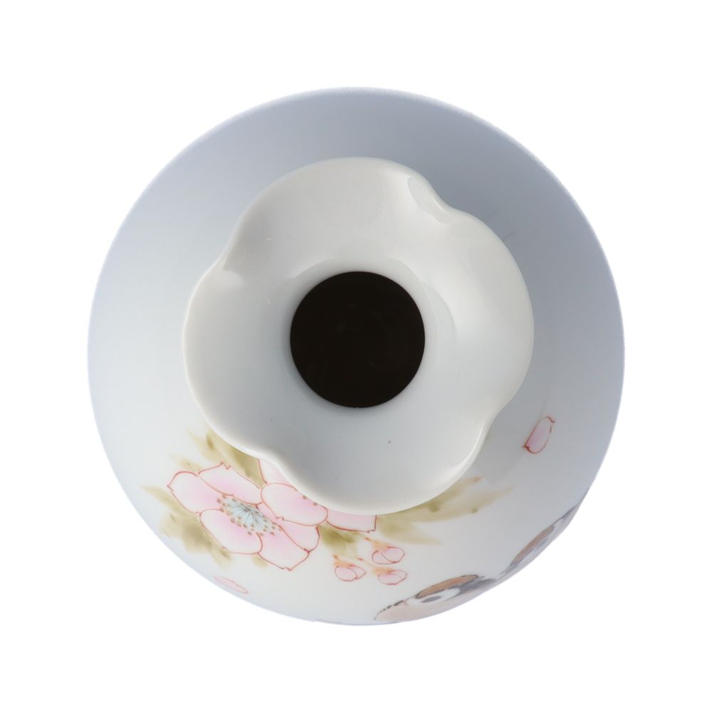 楽天市場】九谷焼 一輪生（口花型）桜二雀図/中村陶志人＜送料無料