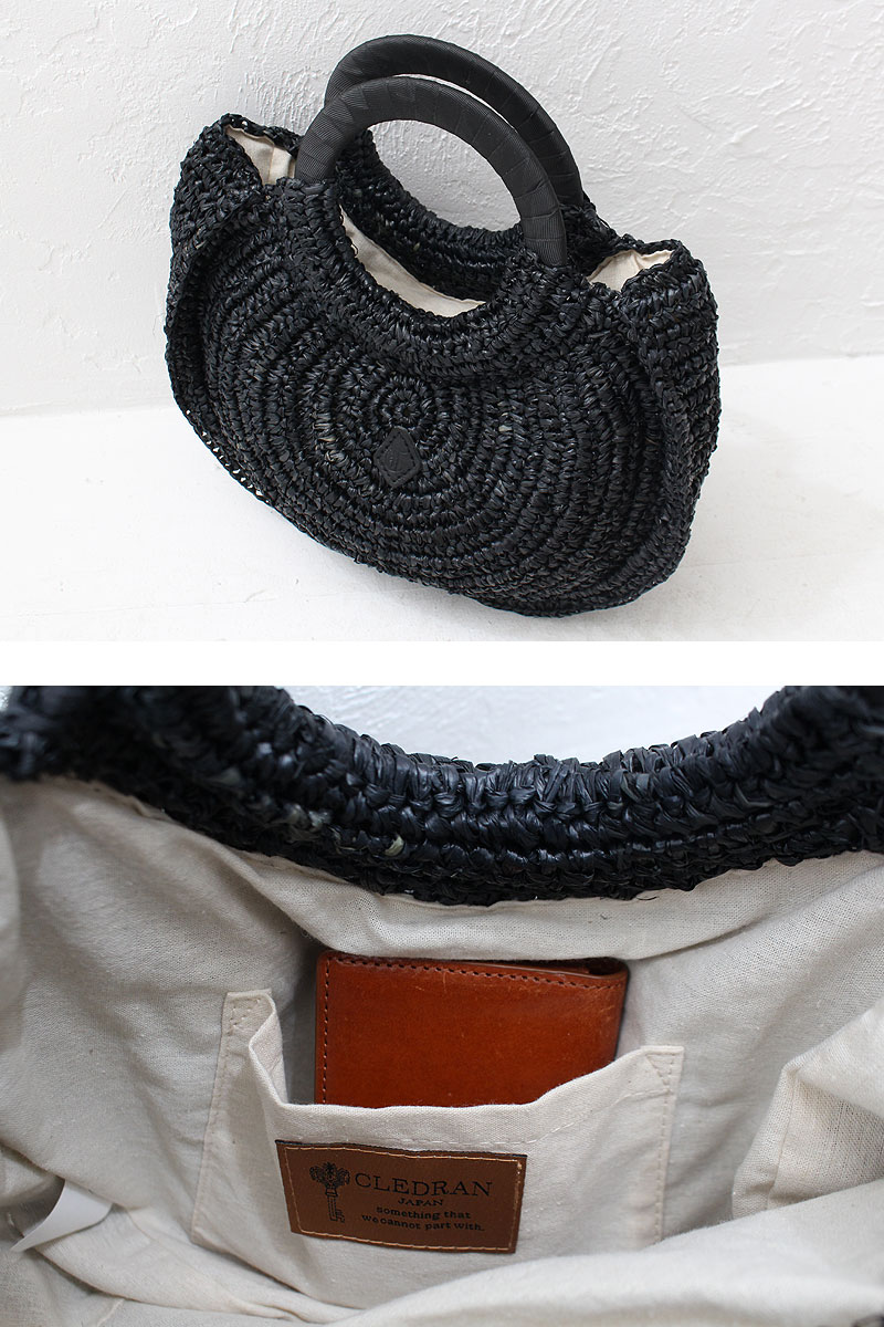 楽天市場】クレドラン かごバッグ CLEDRAN HAND&WORKS ROUND HANDLE