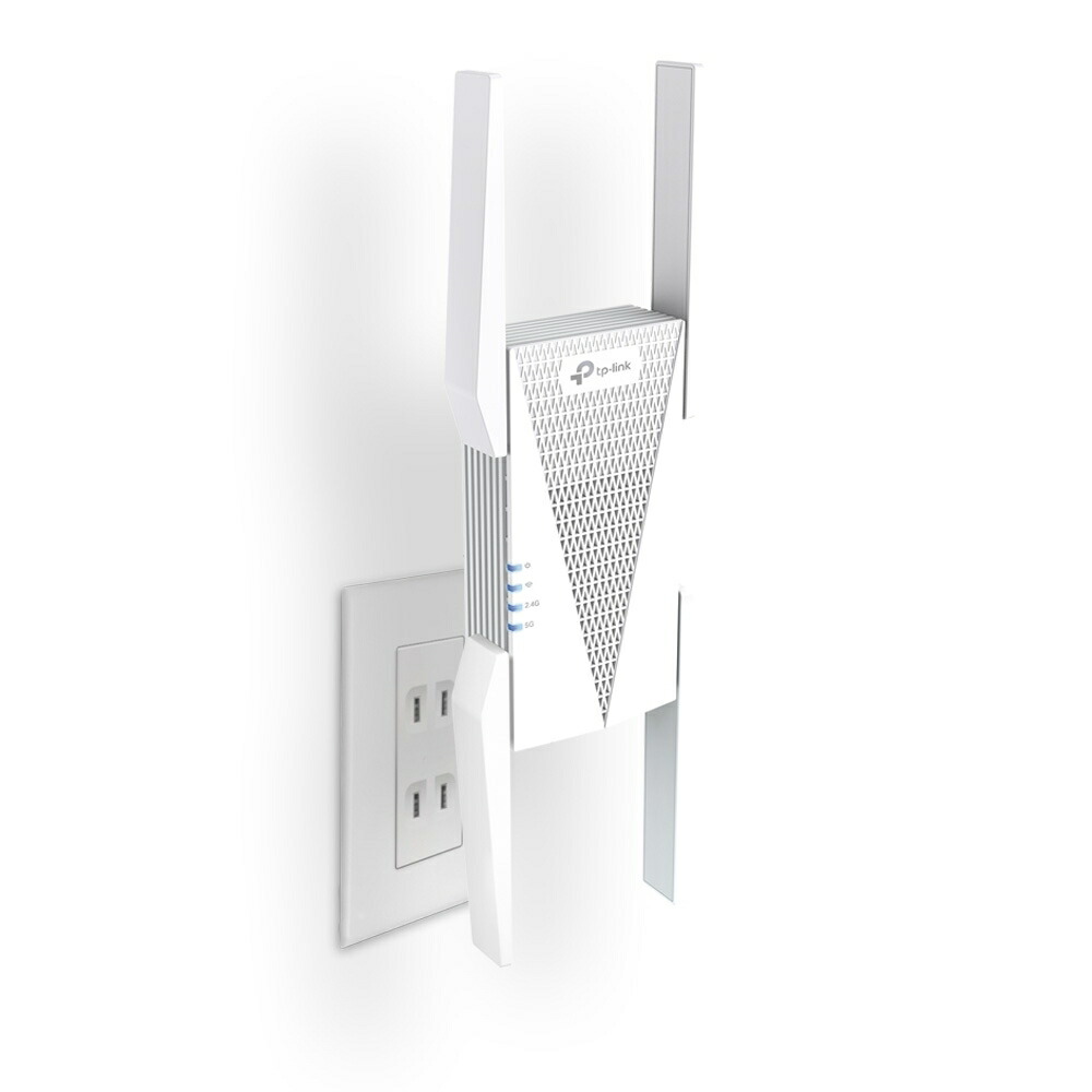 楽天市場】TP-Link 新世代 WiFi6 トライバンド 無線LAN中継器 2402+