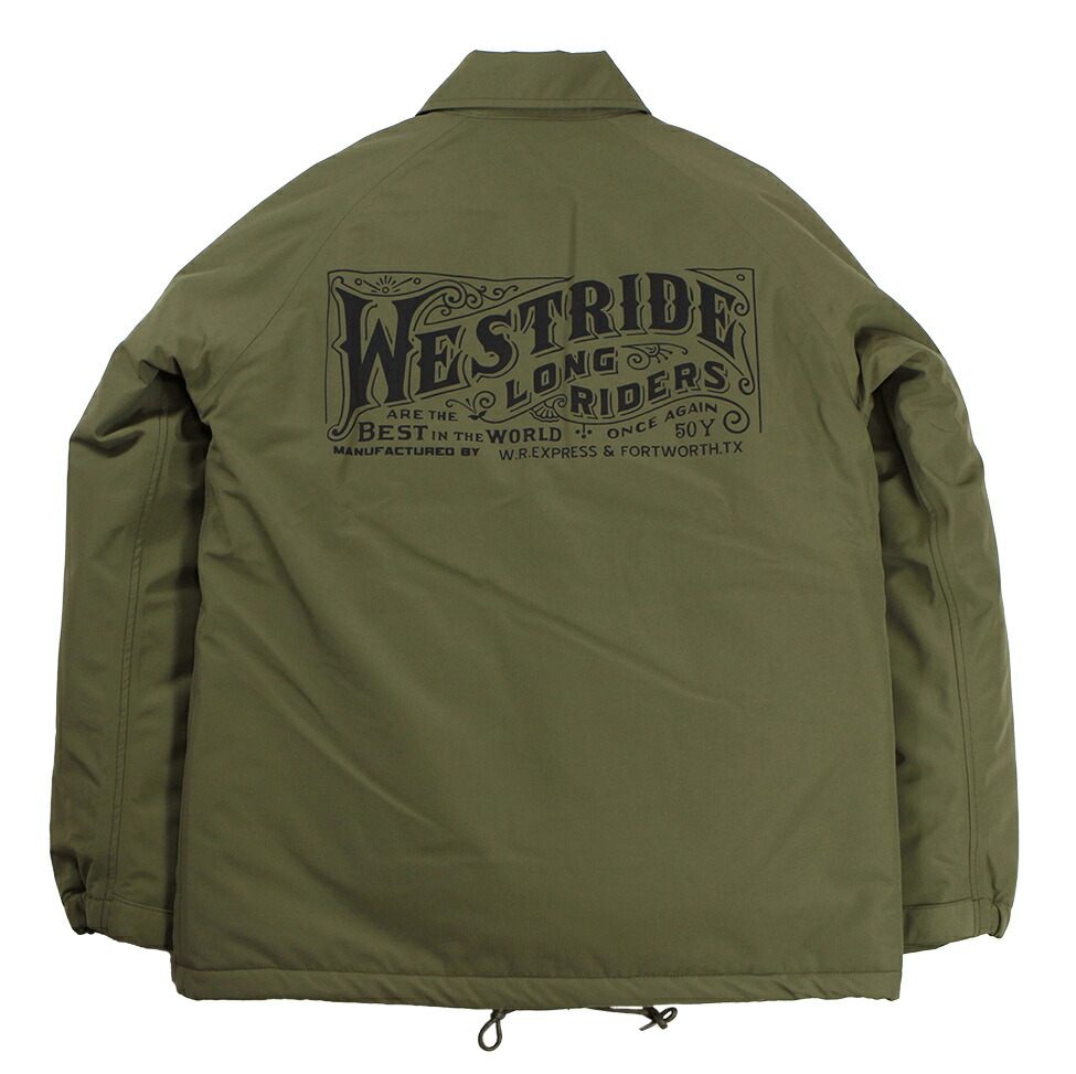 楽天市場】WESTRIDE [-CYCLE FUR WINDBREAKER:LONG RIDERS- OLV size