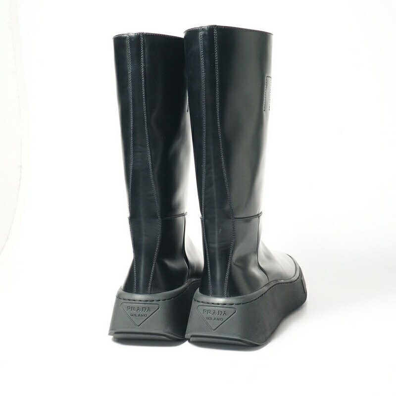 楽天市場】□未使用品□PRADA プラダ ブーツ サイズ7 レザー ロング