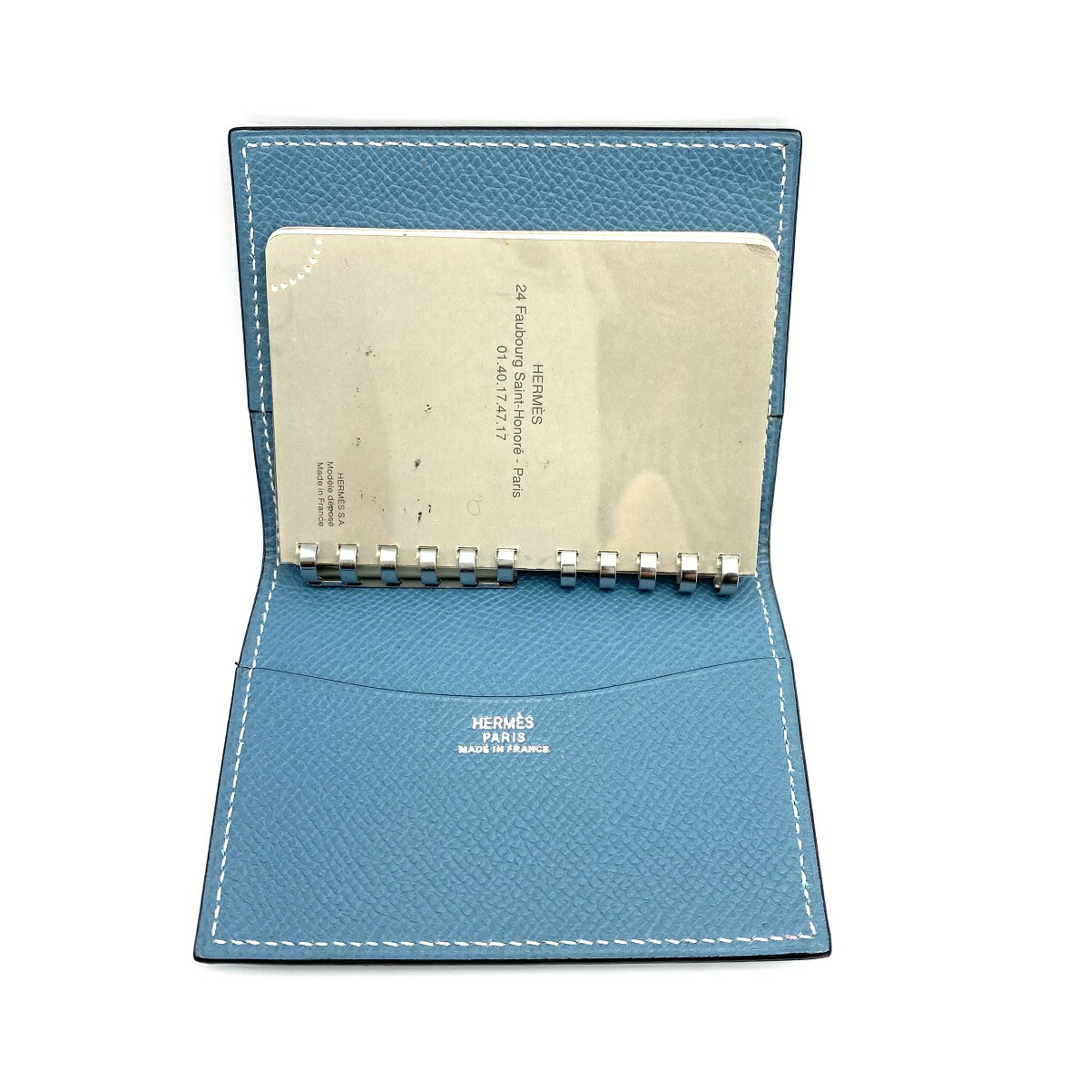 楽天市場】HERMES エルメス アジェンダミニ 手帳カバー ブルージーン