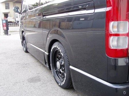 楽天市場】200系 ハイエース T.S.W DAYTONA デイトナ ［BLACK］ 16X7