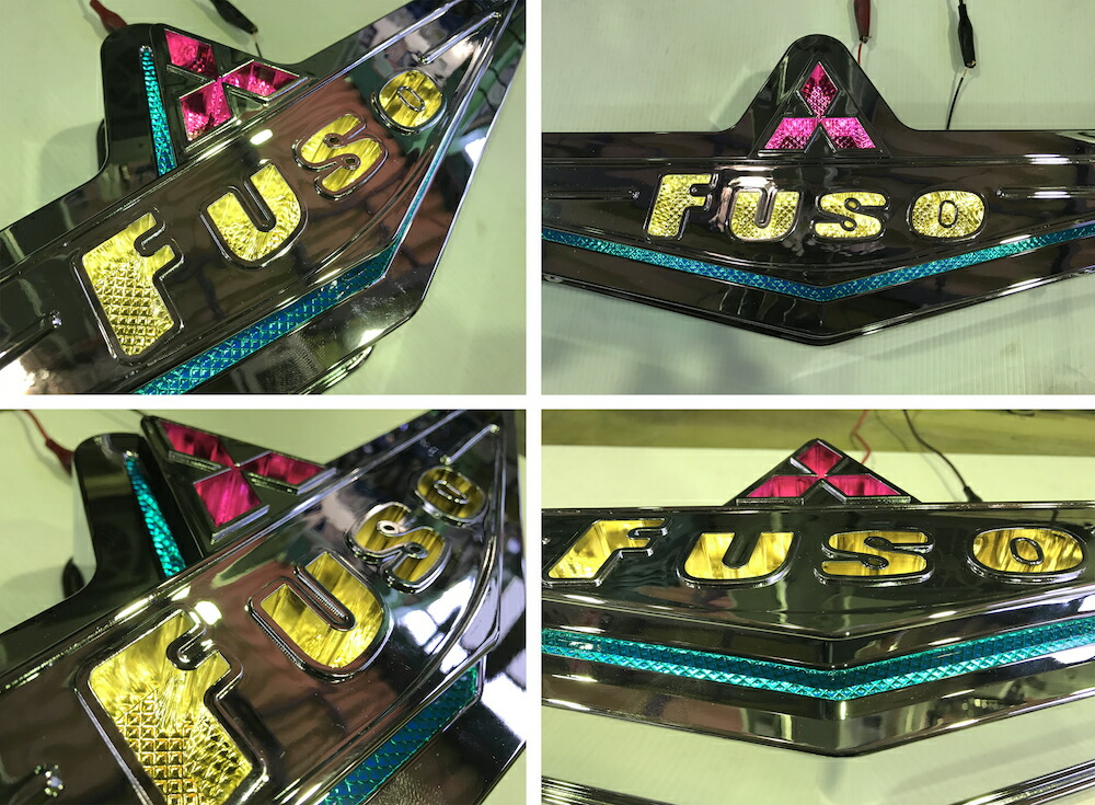 楽天市場】メッキFUSOバスマークアンドン（フソーバスマーク）小