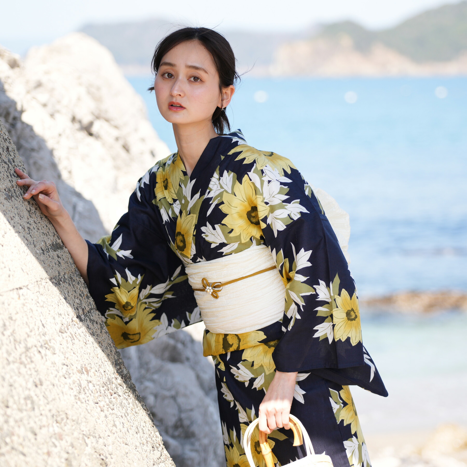 楽天市場 | utatane - 浴衣（向日葵柄）