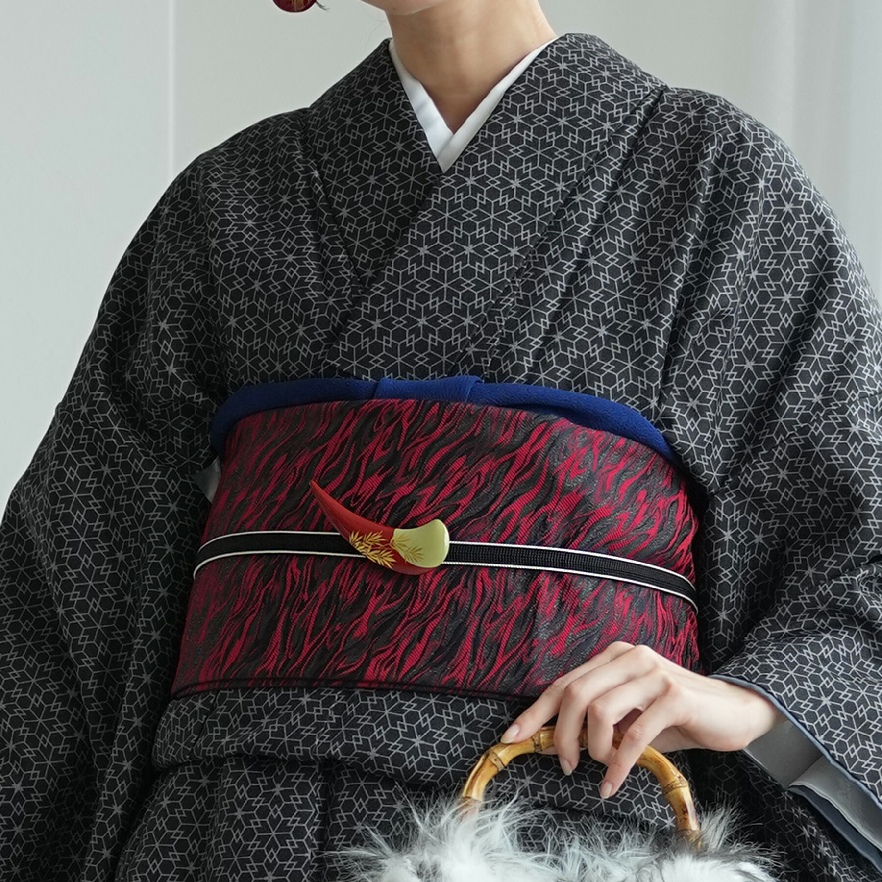 楽天市場】平和屋着物◎六通柄袋帯 唐織 エ霞花文 金糸 正絹 逸品