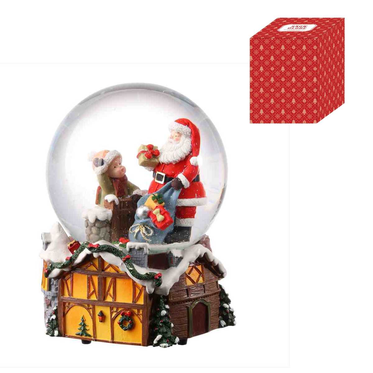 楽天市場】スノードーム クリスマス スノードーム オルゴール