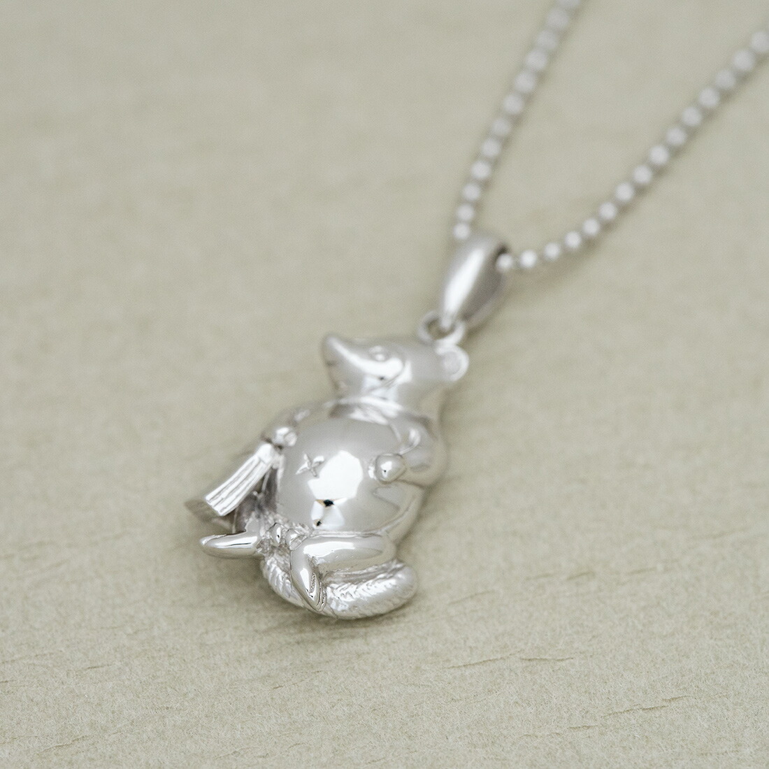 楽天市場】ペンダント たぬきモチーフ シルバー925 カットボール