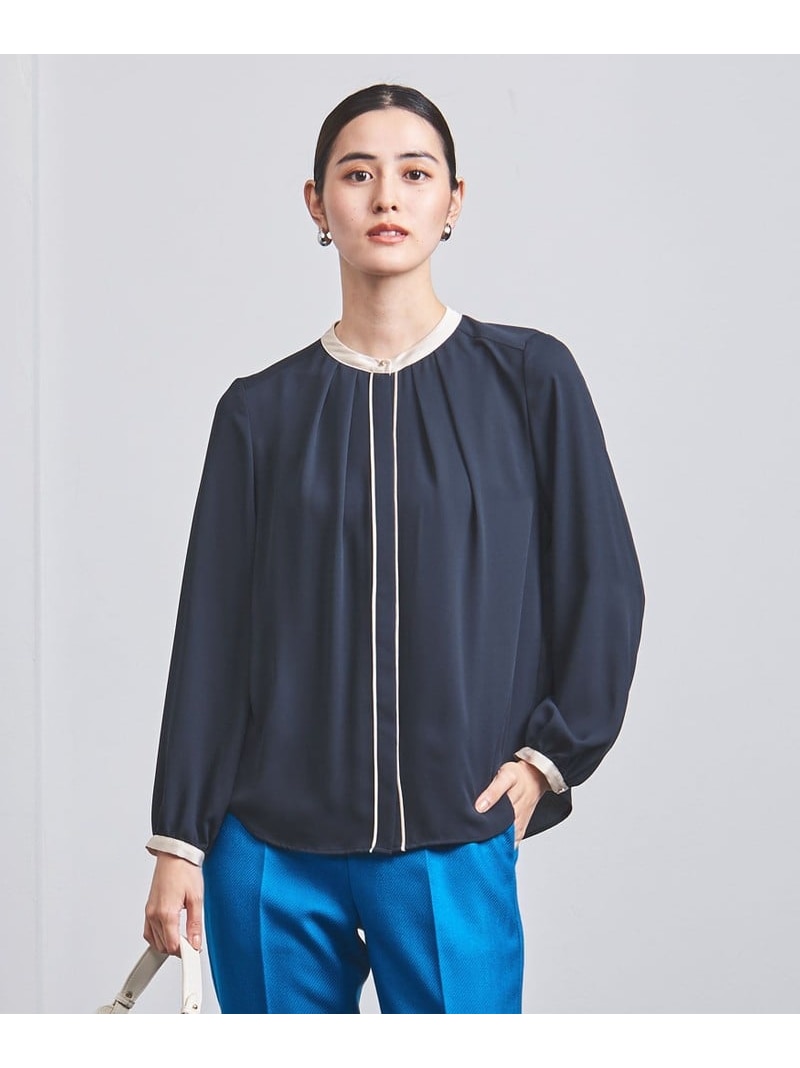 楽天市場】バイカラー パイピング ブラウス UNITED ARROWS