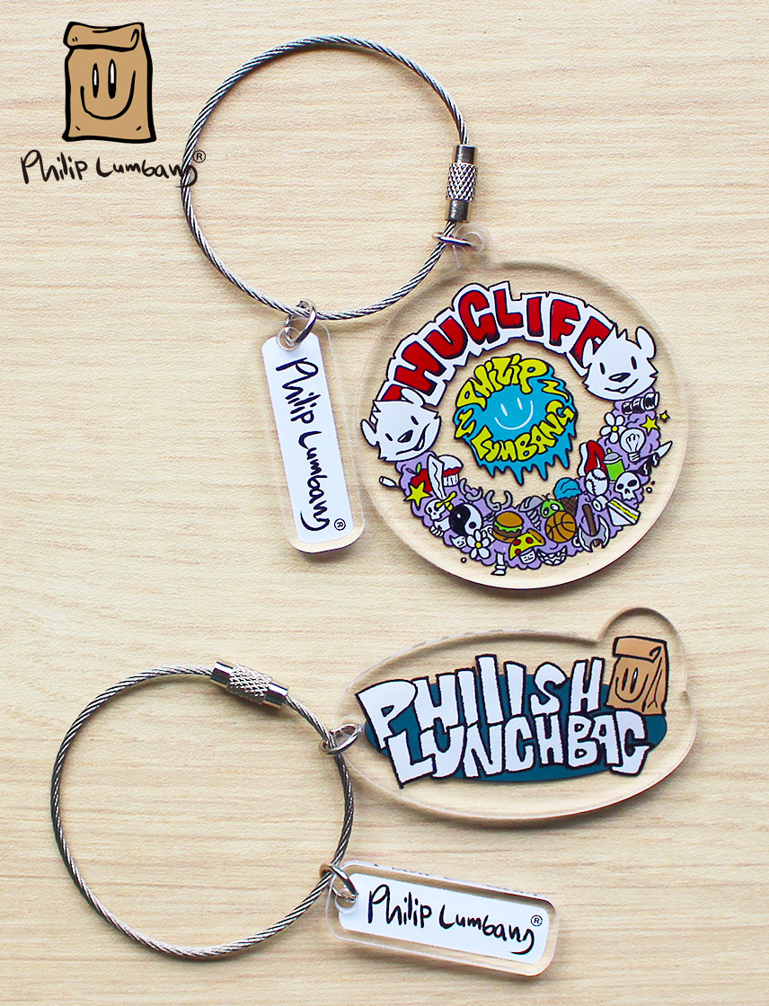 楽天市場】【Philip Lumbang】 2連チャーム アクリル キーホルダー