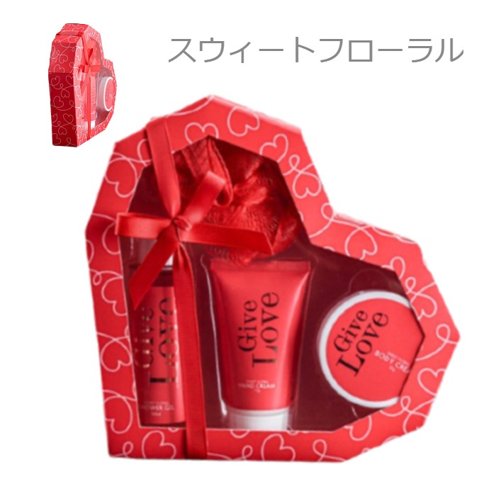 楽天市場】ボディケア―セット プチギフト ギブラブ ハートバスギフト