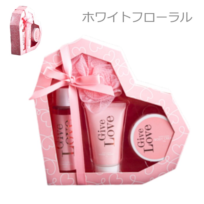 楽天市場】ボディケア―セット プチギフト ギブラブ ハートバスギフト