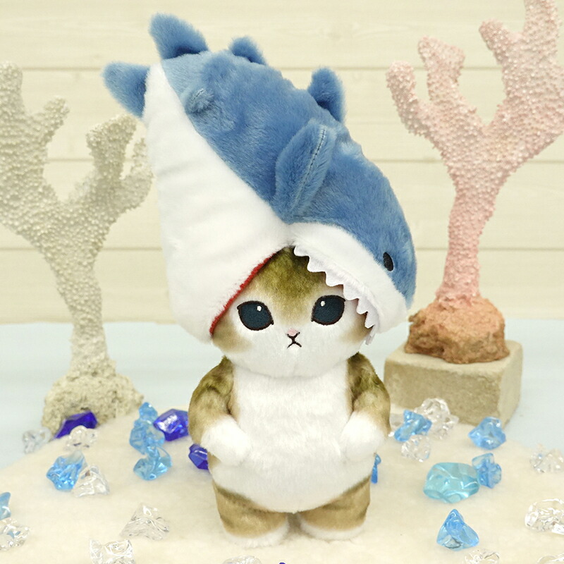 楽天市場】ぽてたまぬいぐるみ モフサンド 噛みつきサメにゃん