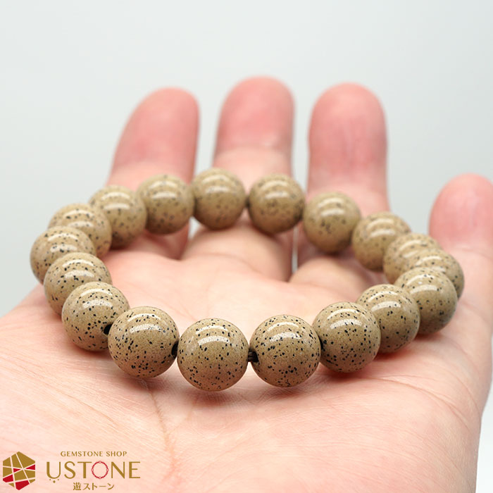 楽天市場】北投石 ブレスレット 12mm【高純度Ver.】台湾産 AAA天然