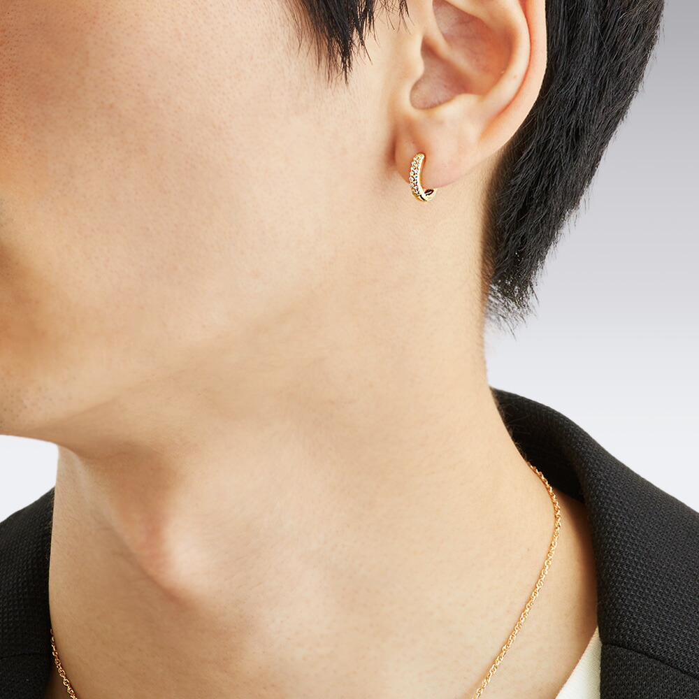 楽天市場】VJ 【 ブイジェイ 】 18金 ピアス メンズ 18K イエロー