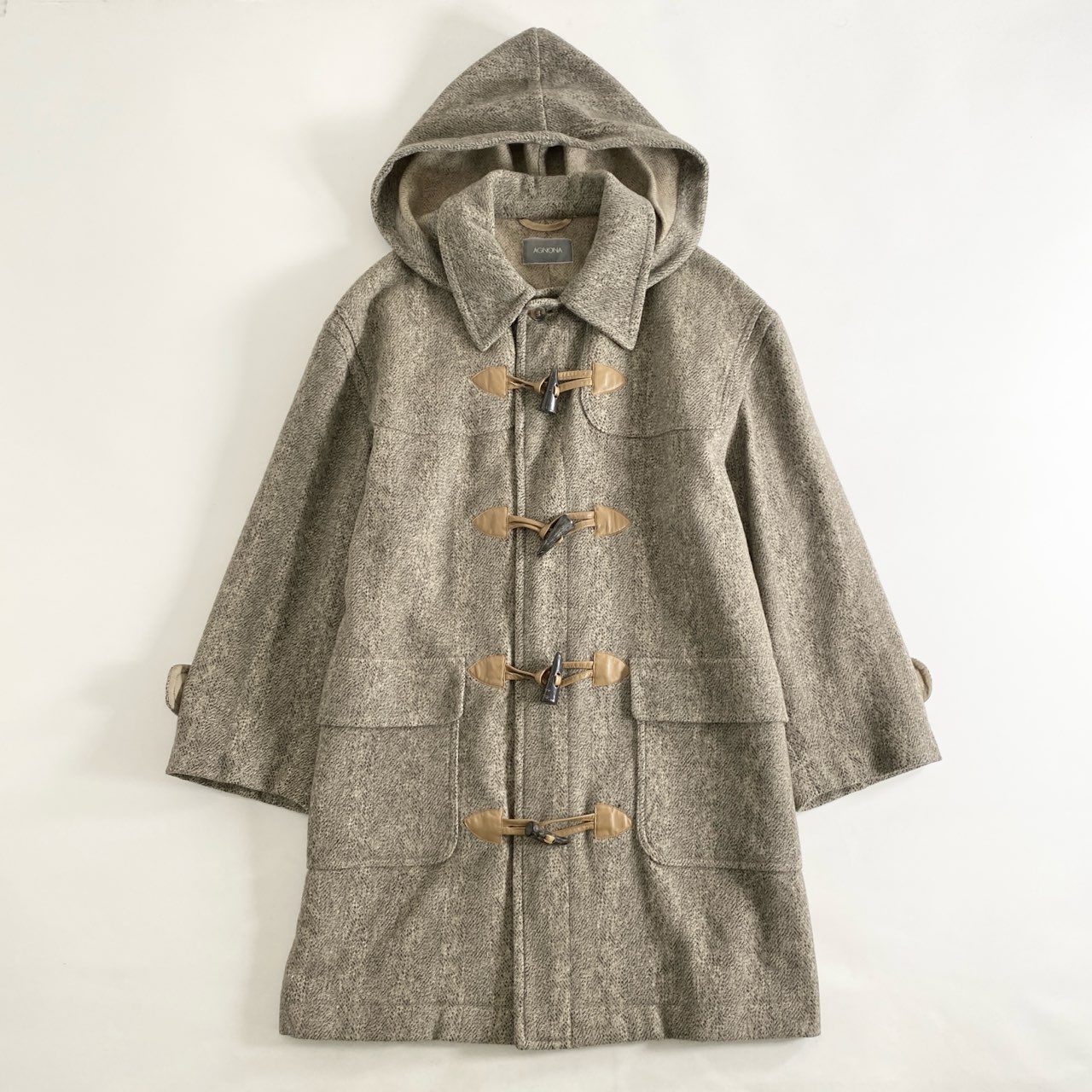 楽天市場】AGNONA アニオナ DAINAWOOL ダッフルコート 46 ベージュ