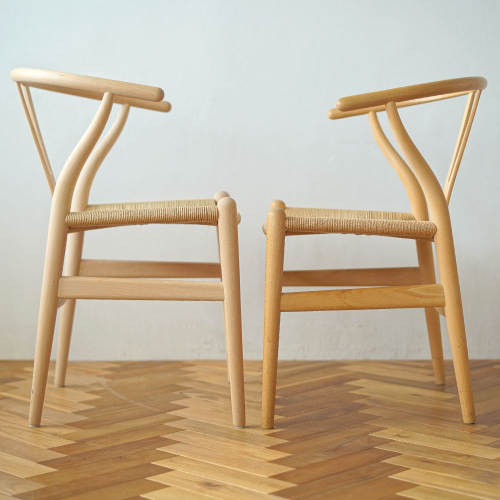 楽天市場】Yチェア ビーチ オイルフィニッシュ 45cm／43cm【Yチェア