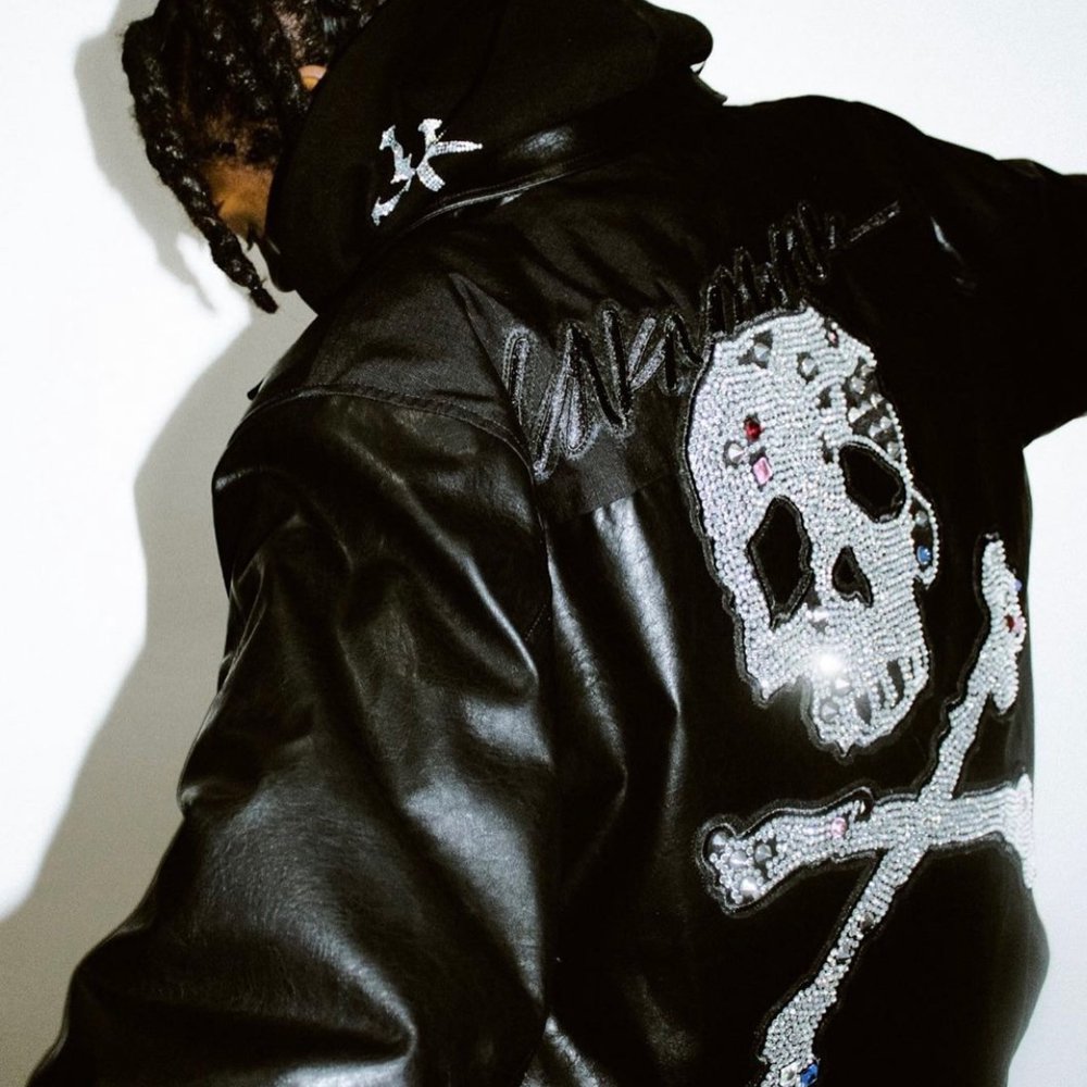 楽天市場】UNKNOWN LONDON / Jewel Skeleton Leather Jacket : VENTURER