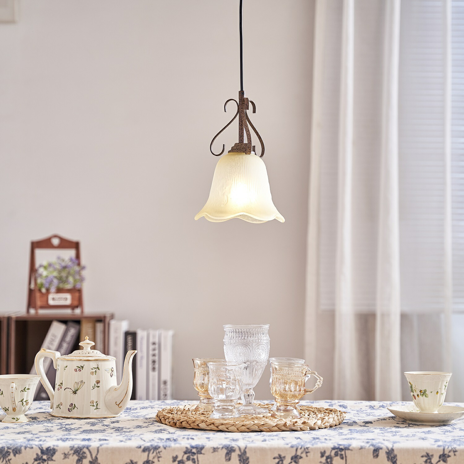 楽天市場】ペンダントライト おしゃれ ガラス LED 昭和 アンティーク