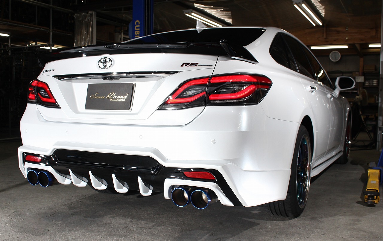 楽天市場】センスブランド 220クラウン RS リアハーフ スポイラー