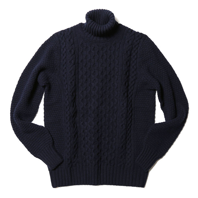 楽天市場】【50%OFF!】ドルモア ニット ケーブル編み タートルネック