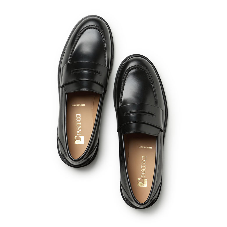 楽天市場】パスクッチ ローファー コインローファー モカシン