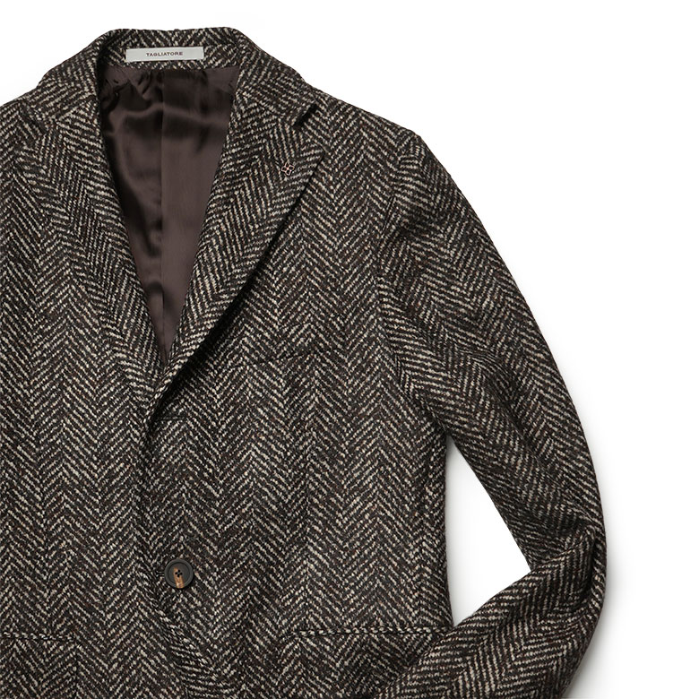 楽天市場】タリアトーレ コート チェスターコート 秋冬 ヘリンボーン