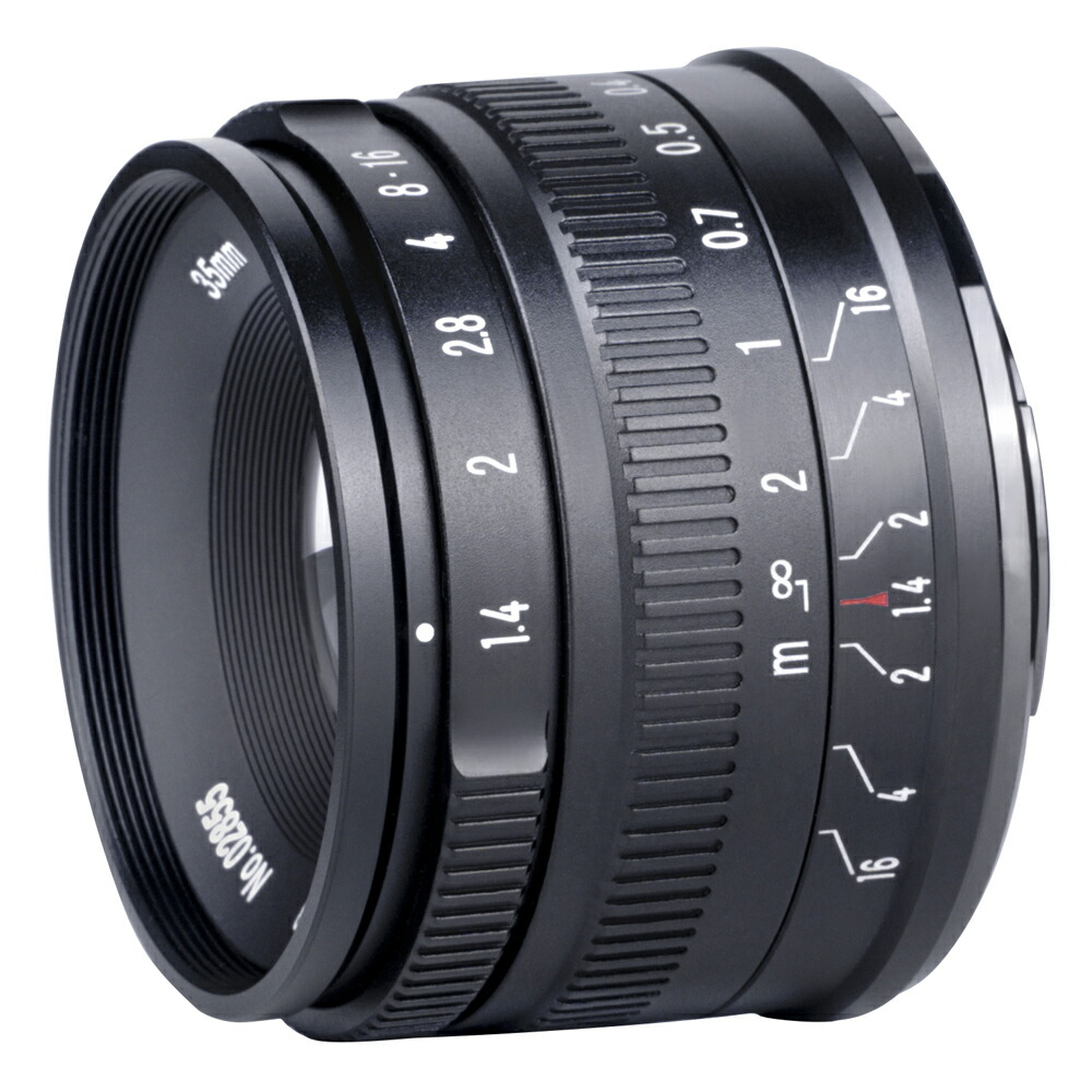 楽天市場】7artisans 35mm F1.4 固定焦点レンズ APS-C マニュアル