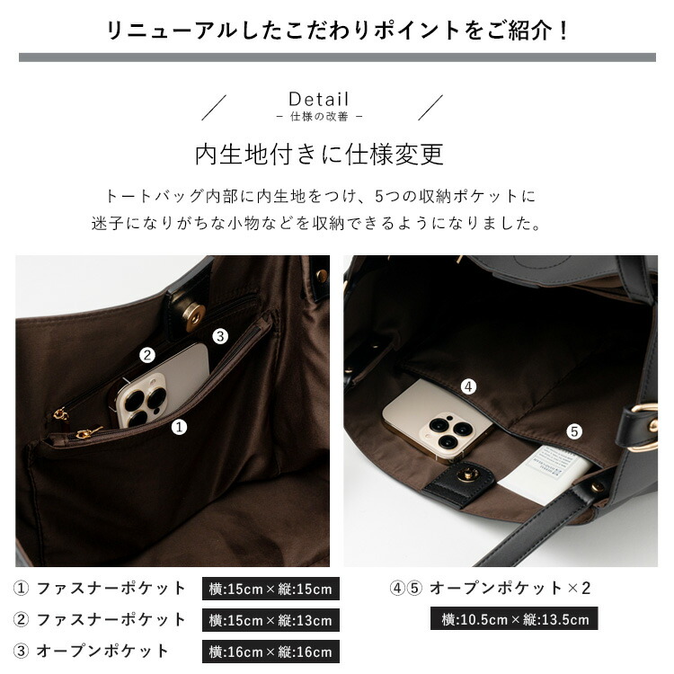 楽天市場】トートバッグ レディース a4 ショルダーバッグ 大容量 高