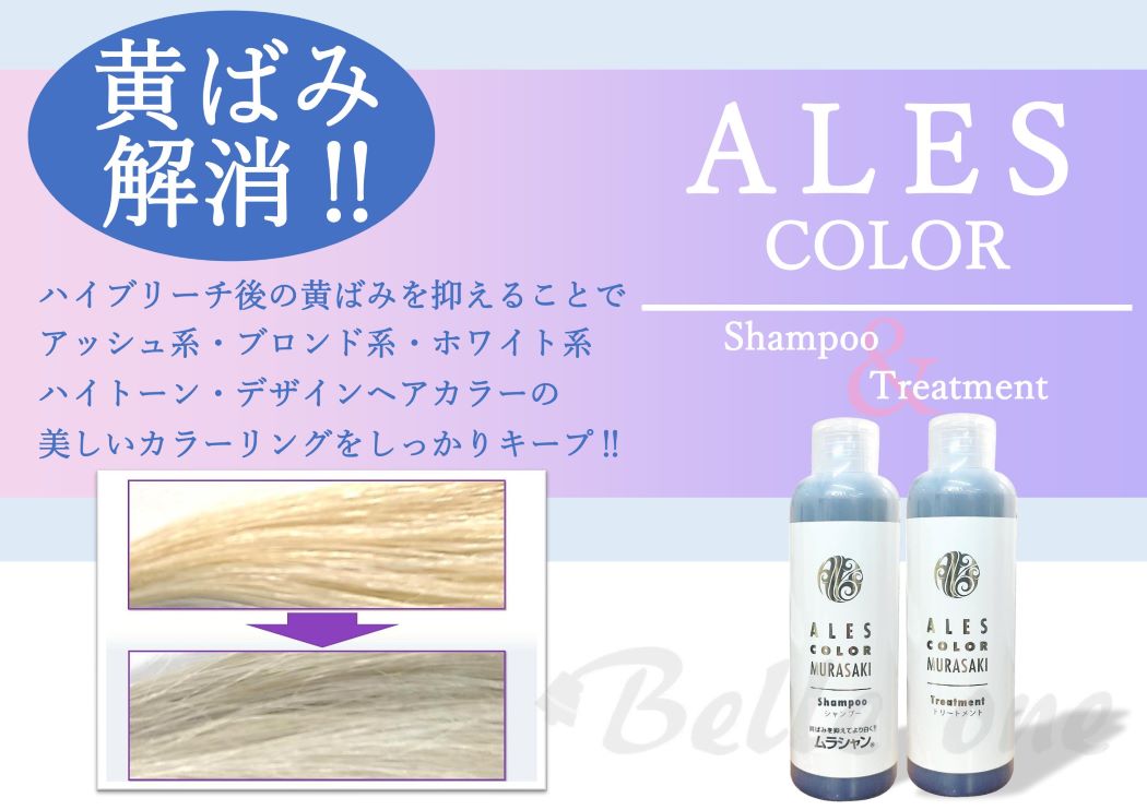 楽天市場】アレス カラー ムラサキシャンプートリートメントセット