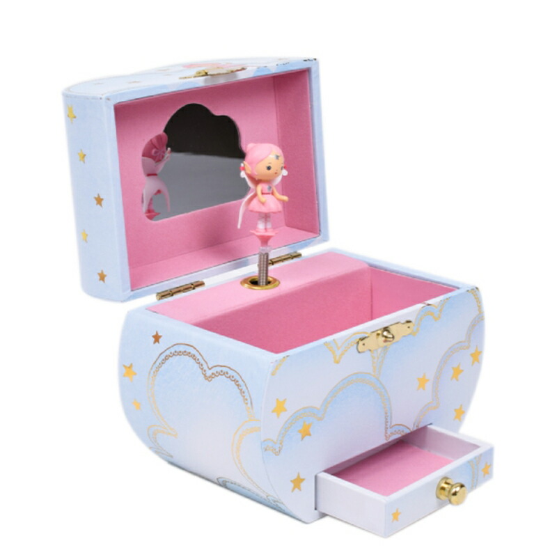 DISCRETION オルゴール ジュエリーボックス 3段 DISCRETION オルゴール