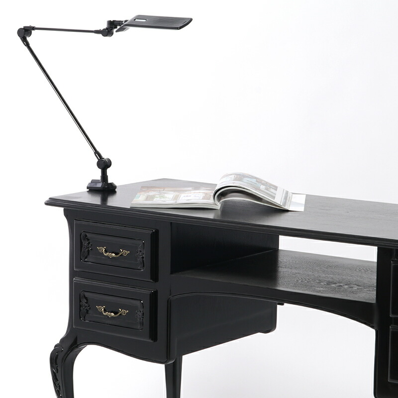 楽天市場】ロココ調家具 デスク アンティーク 机 対面式 ネイル用