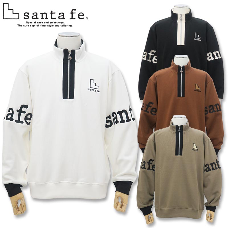楽天市場】サンタフェ WFロゴ 刺しゅう ハーフジップ トレーナー 50 52