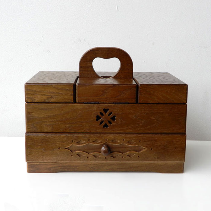 楽天市場】ソーイングボックス 裁縫箱 ソーイングセット 木製 おしゃれ