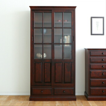 楽天市場】書棚 本棚 国産家具 日本家具 引き戸 引戸 国産 日本製 北海